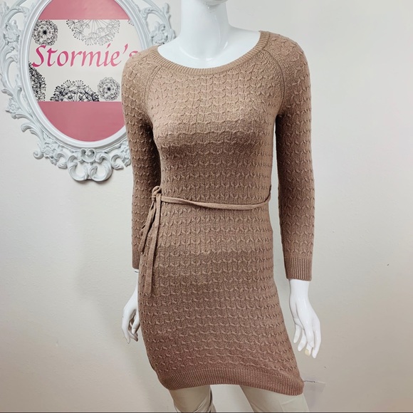 H&M Dresses & Skirts - H&M / Taupe Tan Sweater Dress
